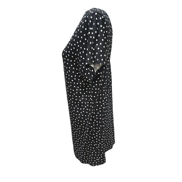 Ava Sky Black and White Polka Dot Dress - Picture 2 of 3